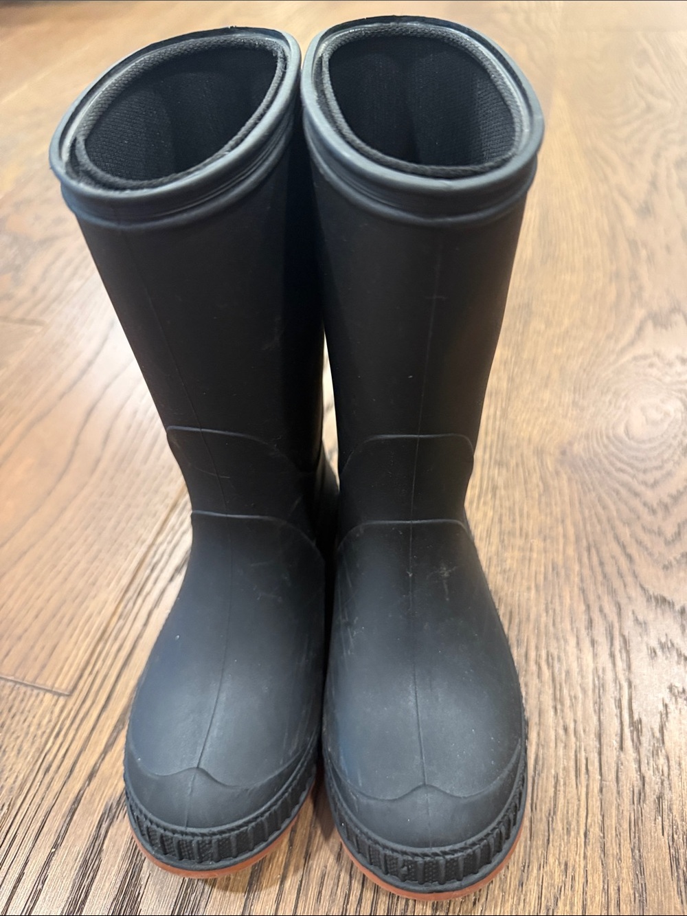 Kids Black Waterproof Rain & Snow Boots - Comfortable All-Weather Protection